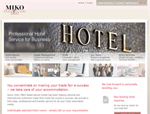 Tablet Screenshot of miko-reservations.com